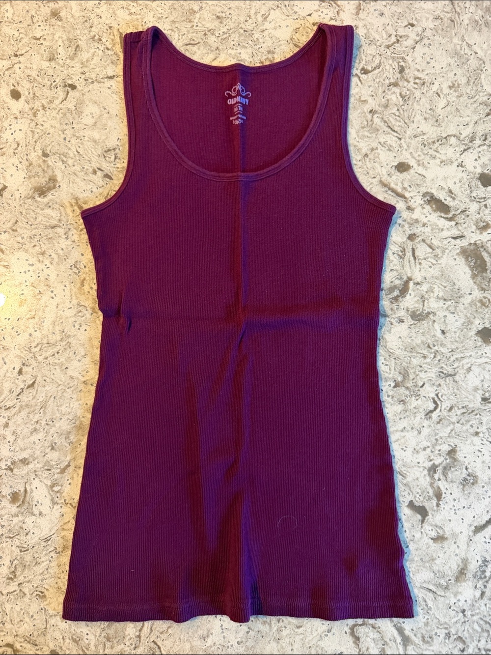 Old Navy Women’s Ribbed Tank Top - Deep Plum